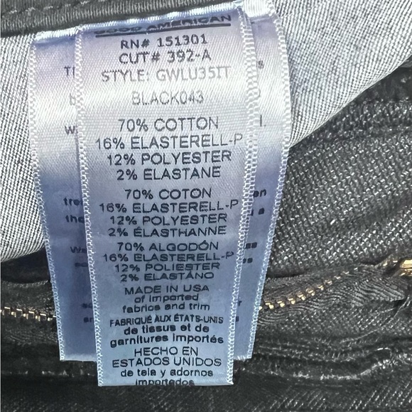 GOOD AMERICAN Moto Faux Leather Skinny Jeans - Picture 6 of 7